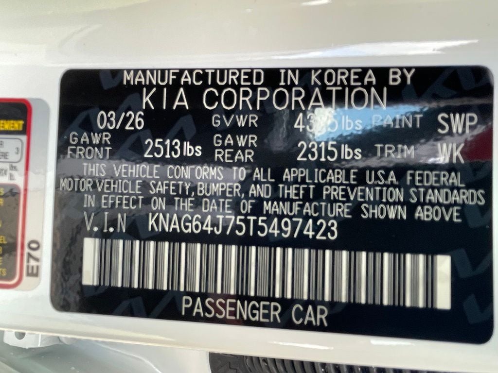 2026 Kia K5 GT-Line