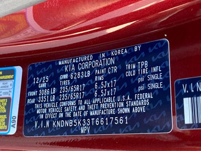 2026 Kia Carnival LXS