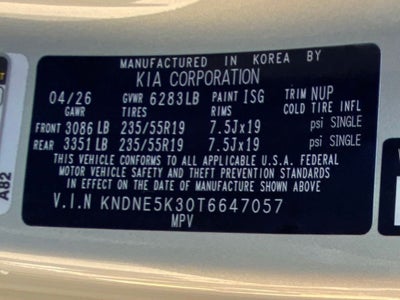 2026 Kia Carnival SX Prestige