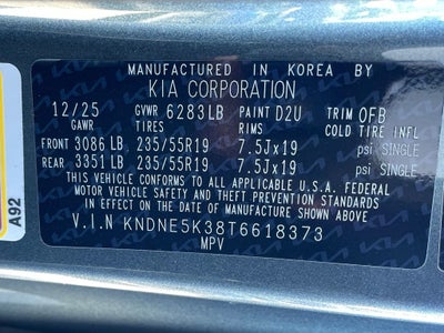 2026 Kia Carnival SX