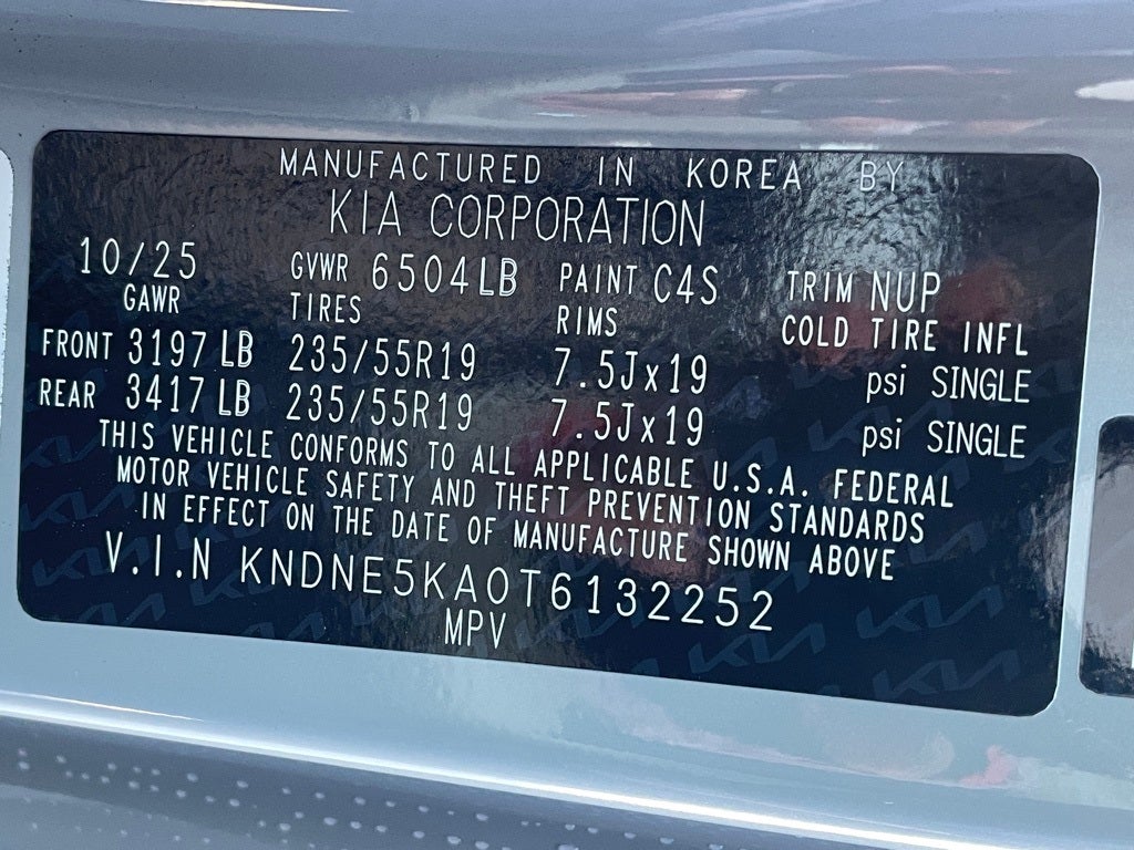 2026 Kia Carnival Hybrid SX Prestige