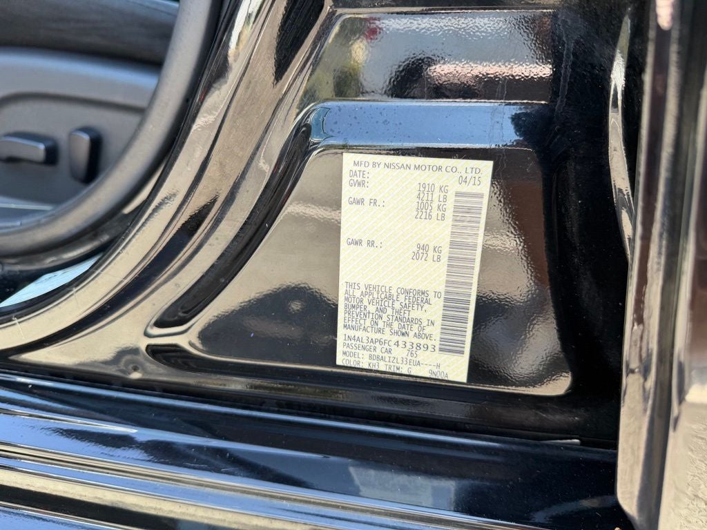 2015 Nissan Altima 2.5 SV *LOW MILES