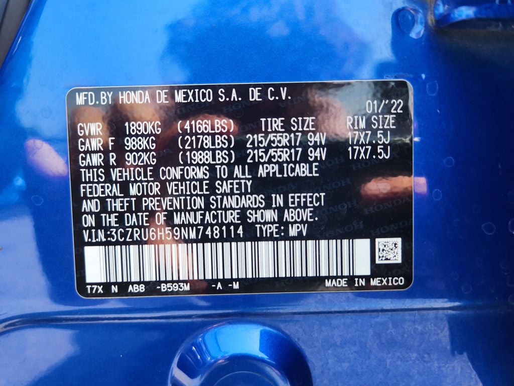 2022 Honda HR-V EX