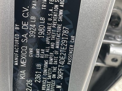 2026 Kia K4 LXS