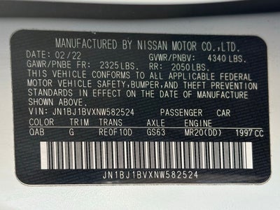 2022 Nissan Rogue Sport SV