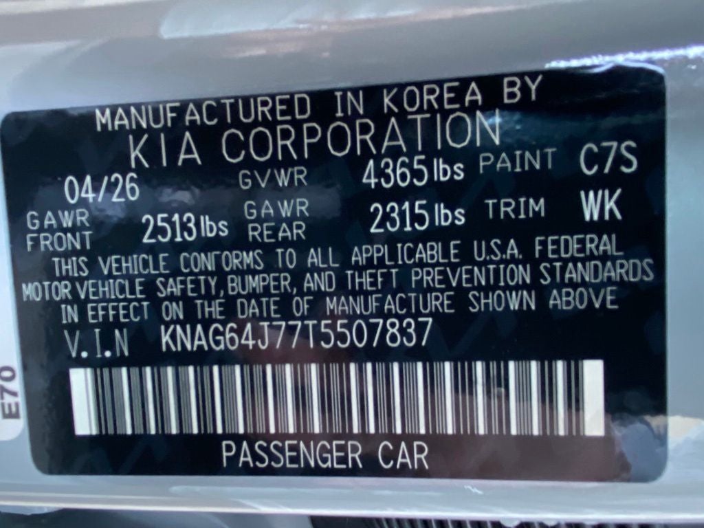 2026 Kia K5 GT-Line