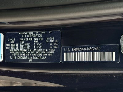 2026 Kia Carnival LXS