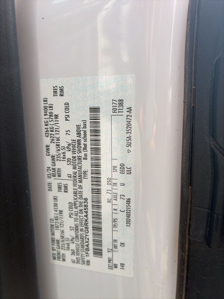 2024 Ford Transit-350 XLT