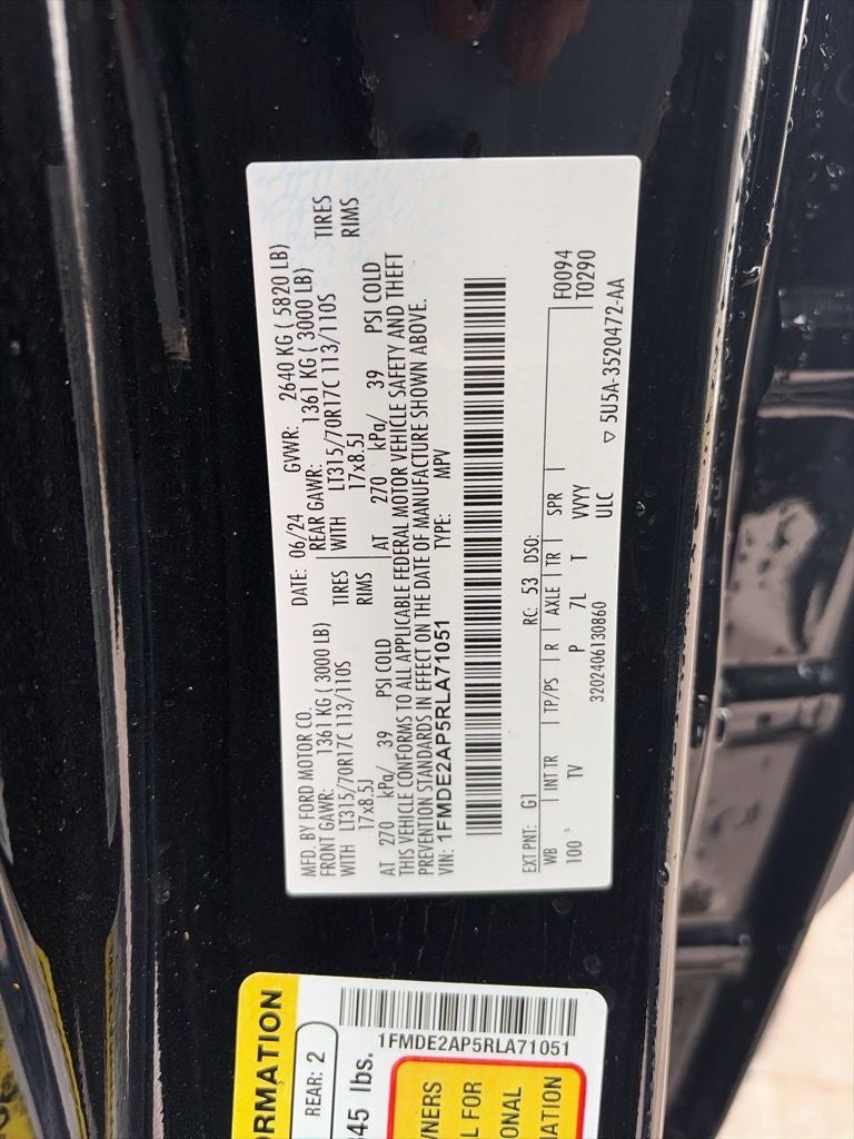 2024 Ford Bronco Wildtrak 754A PKG HIGH LUX