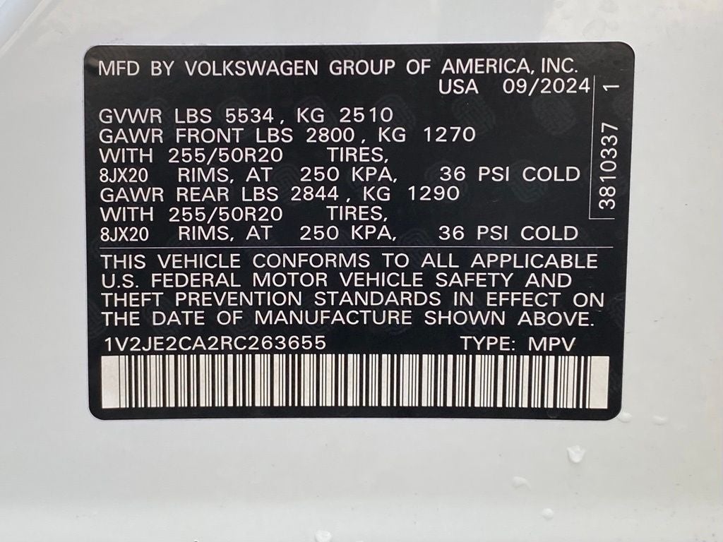 2024 Volkswagen Atlas Cross Sport 2.0T SE w/Technology