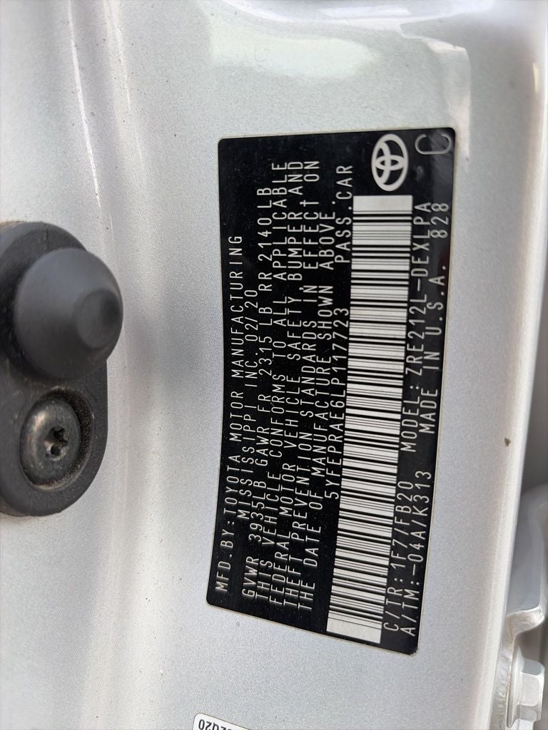 2020 Toyota Corolla LE