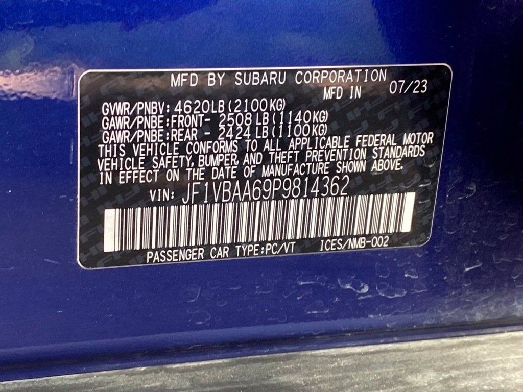 2023 Subaru WRX Base