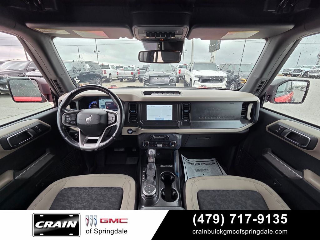 2022 Ford Bronco Wildtrak Sasquatch / Hard Top / Towing