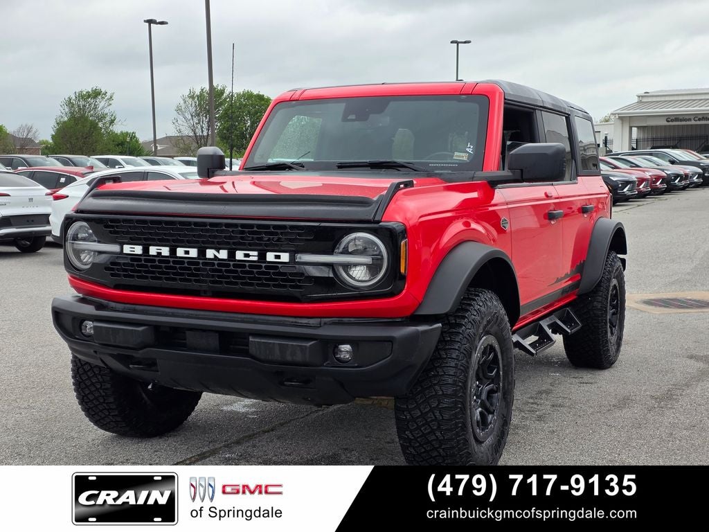 2022 Ford Bronco Wildtrak Sasquatch / Hard Top / Towing
