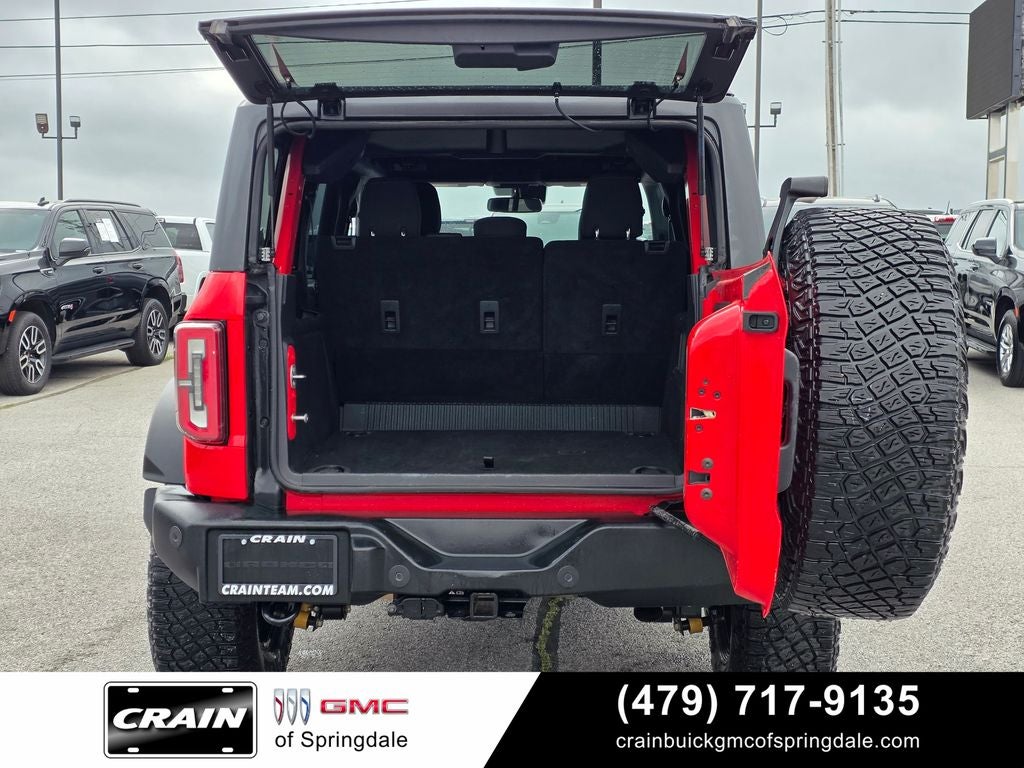 2022 Ford Bronco Wildtrak Sasquatch / Hard Top / Towing