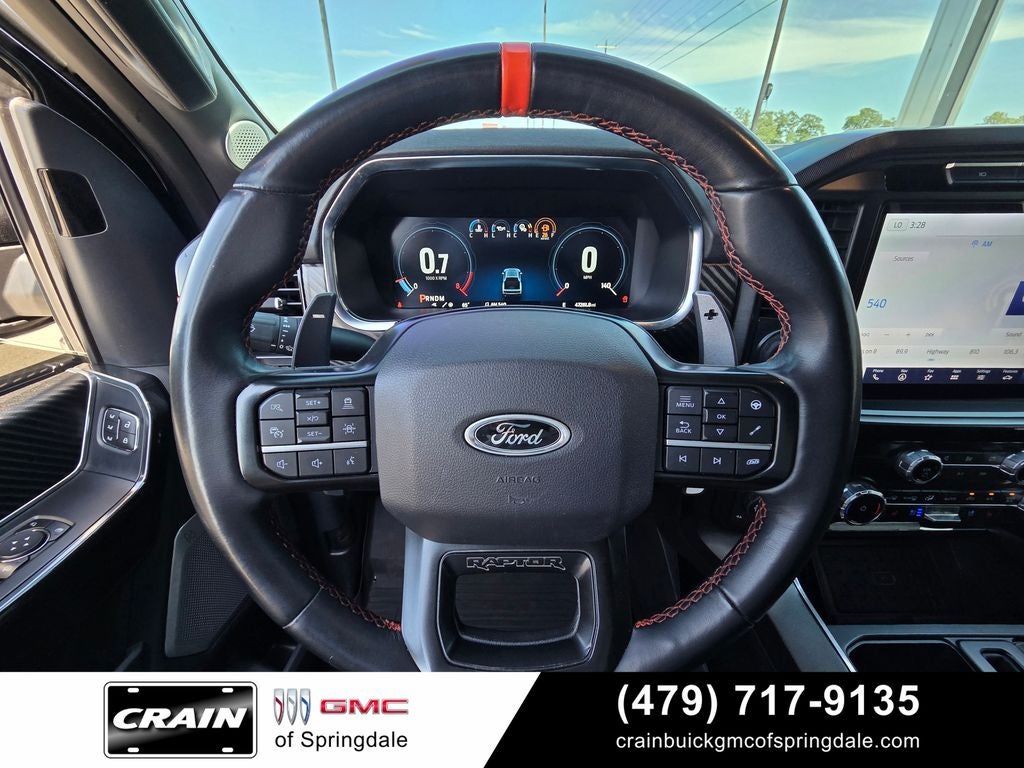 2023 Ford F-150 Raptor TWIN PANEL ROOF GRAFICS DELETED BEAD LOCK WHEELS