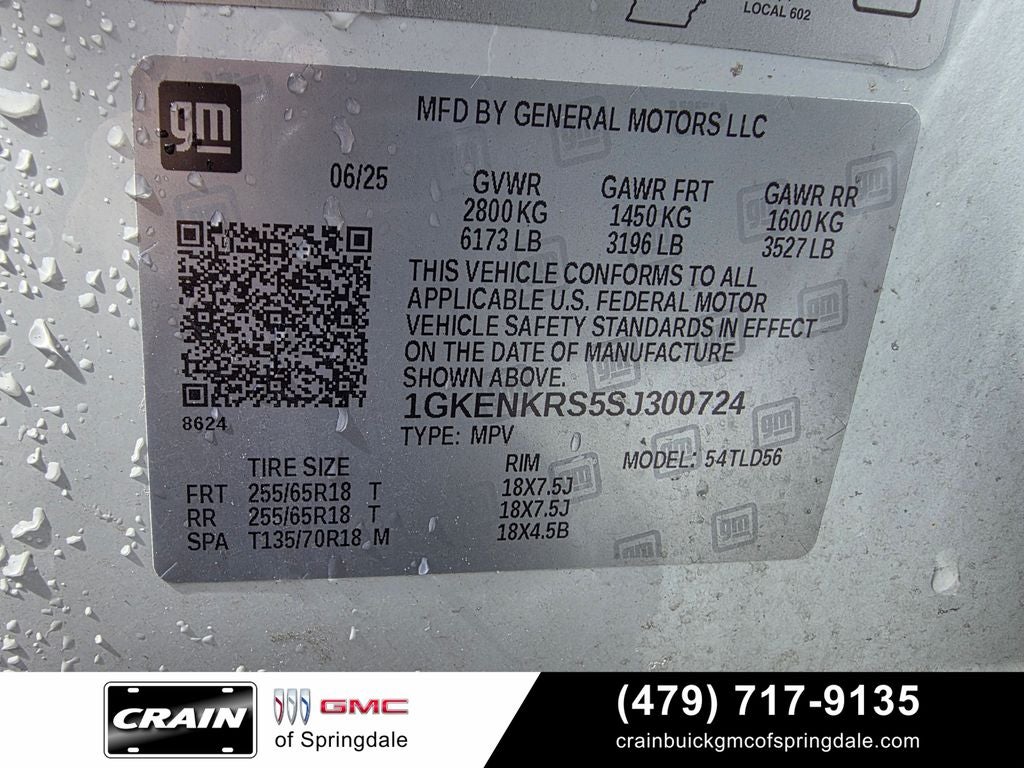 2025 GMC Acadia Elevation APPLE CARPLAY AND ANDROID AUTO