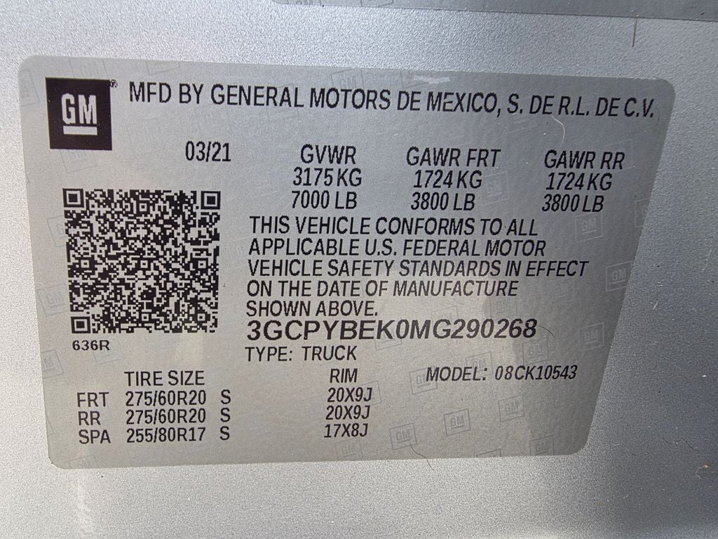 2021 Chevrolet Silverado 1500 Custom