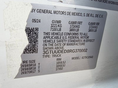 2024 GMC Sierra 1500 SLT