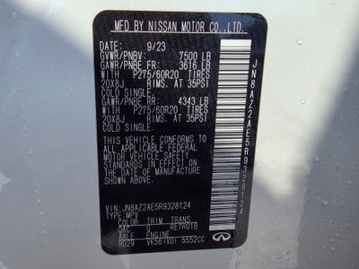 2024 INFINITI QX80 LUXE