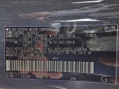 2025 Toyota 4Runner TRD Off-Road Premium