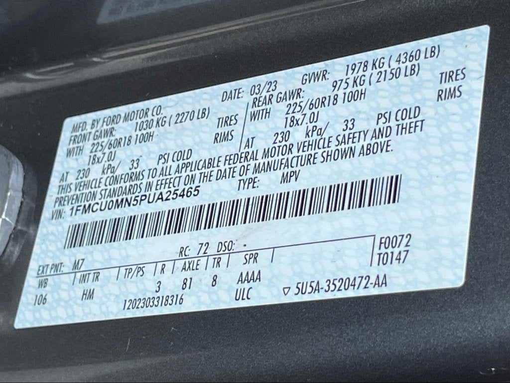 2023 Ford Escape ST-Line