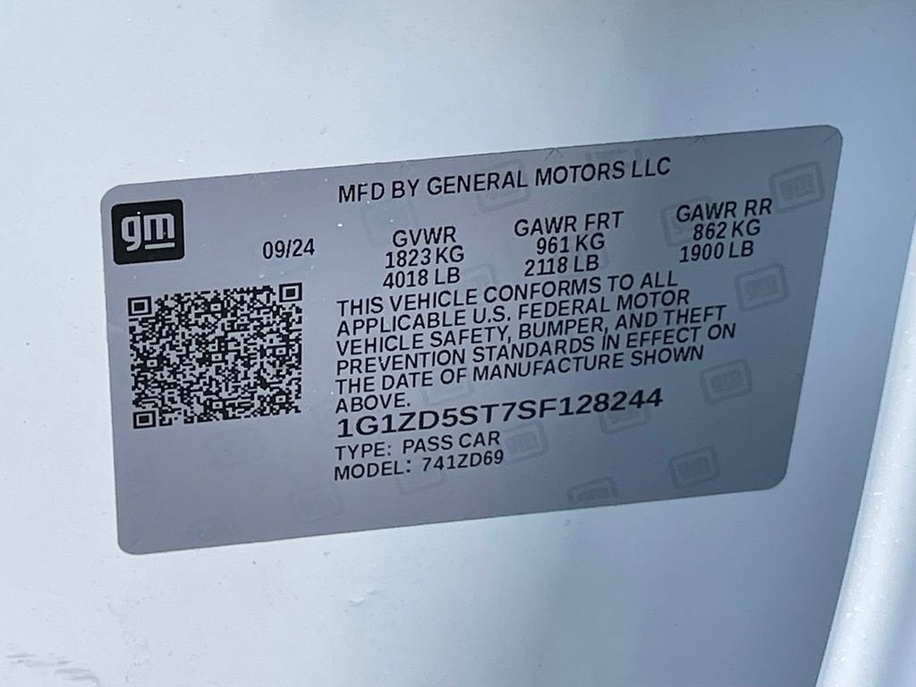 2025 Chevrolet Malibu 1LT