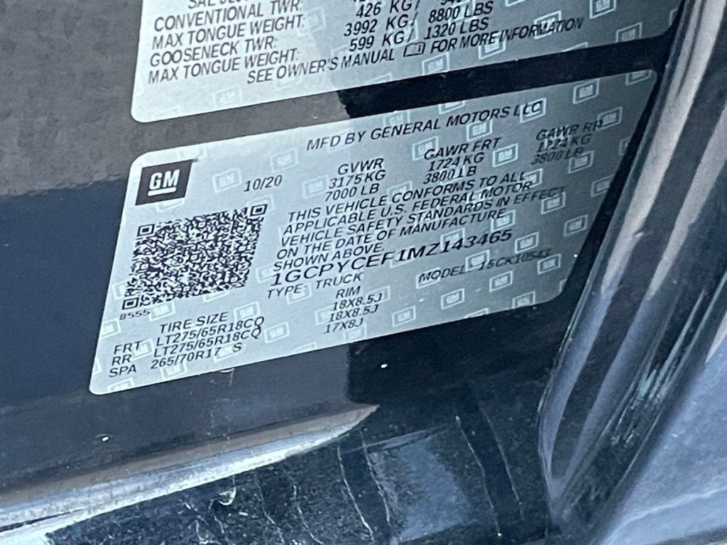 2021 Chevrolet Silverado 1500 Custom Trail Boss