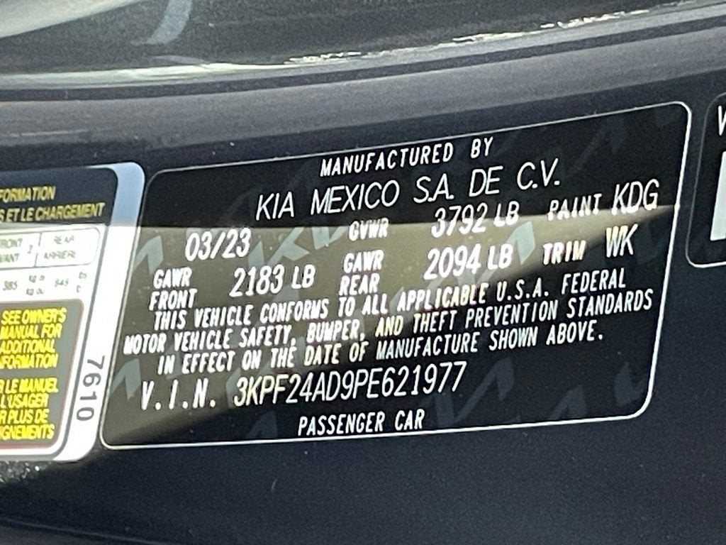 2023 Kia Forte LXS