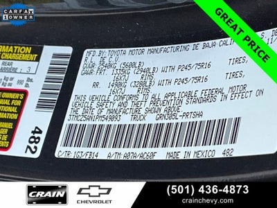 2023 Toyota Tacoma 4WD SR