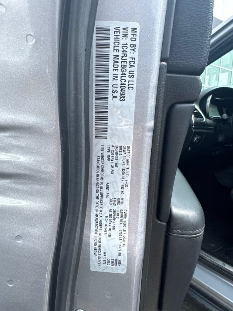 2020 Jeep Grand Cherokee Limited
