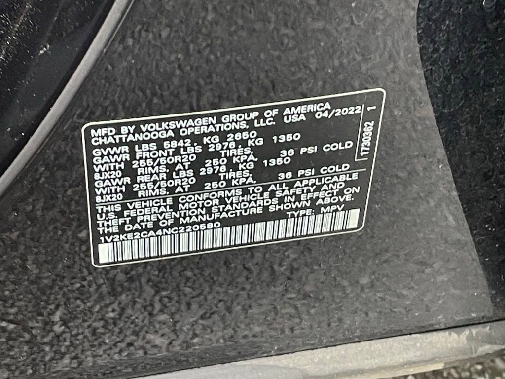 2022 Volkswagen Atlas Cross Sport 3.6L V6 SE w/Technology