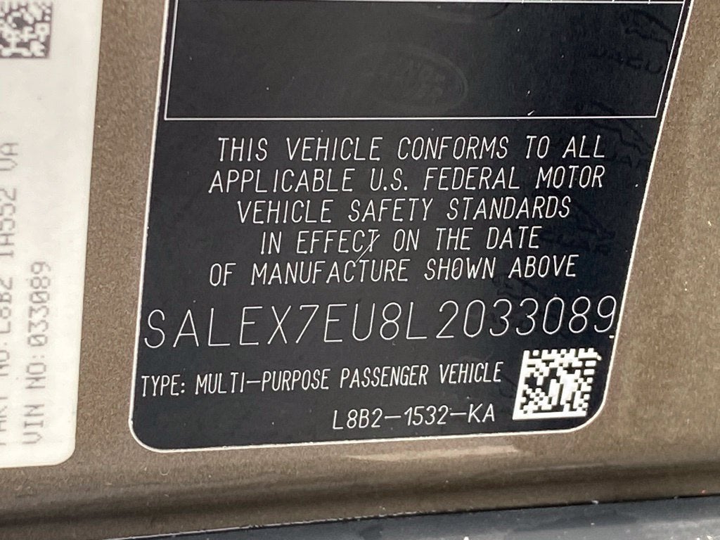 2020 Land Rover Defender X