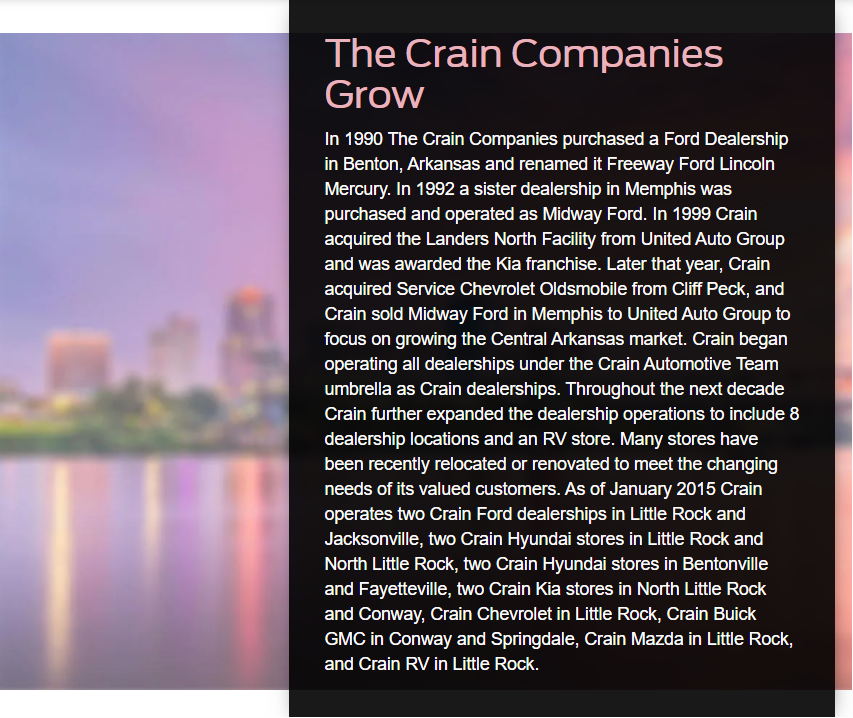 The Crain Companies Grow
