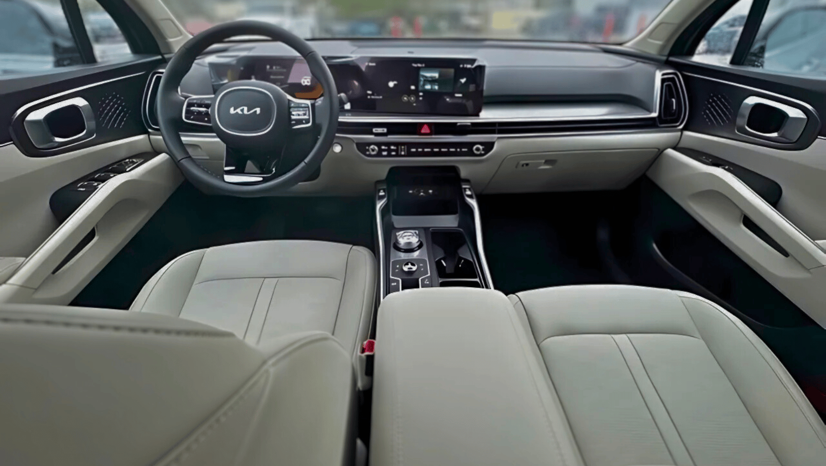 Interior View of the 2025 Kia Sorento Hybrid