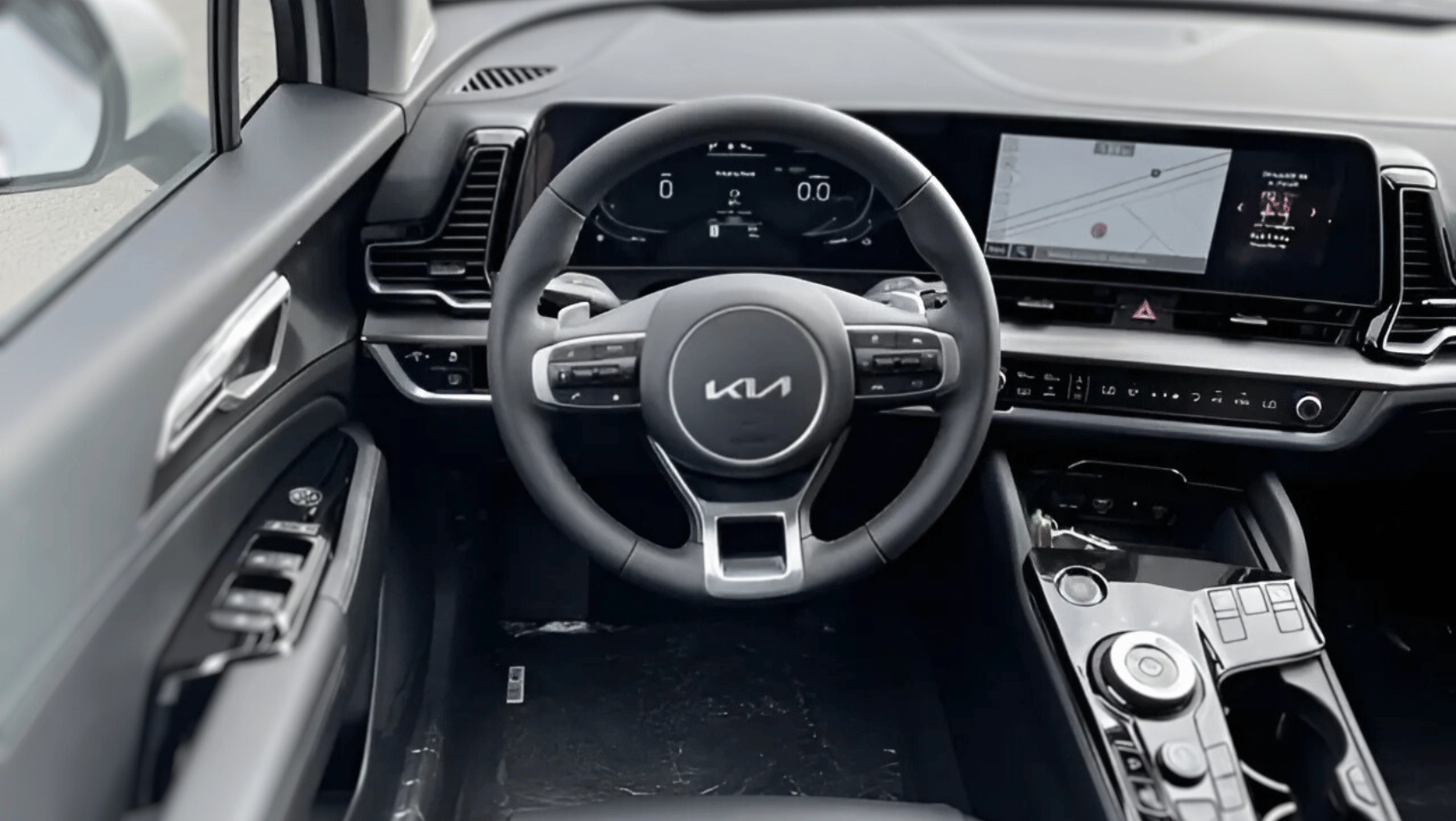 Interior View of the 2025 Kia Sportage Hybrid