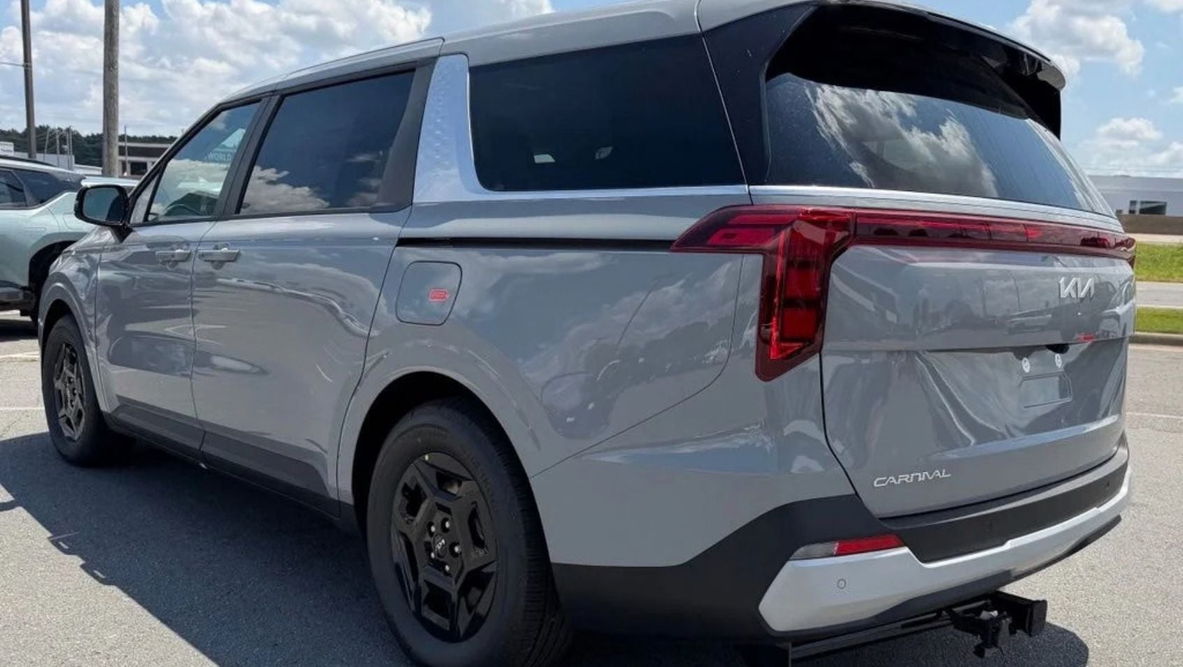 2027 Kia Carnival rear at Crain Kia of Sherwood