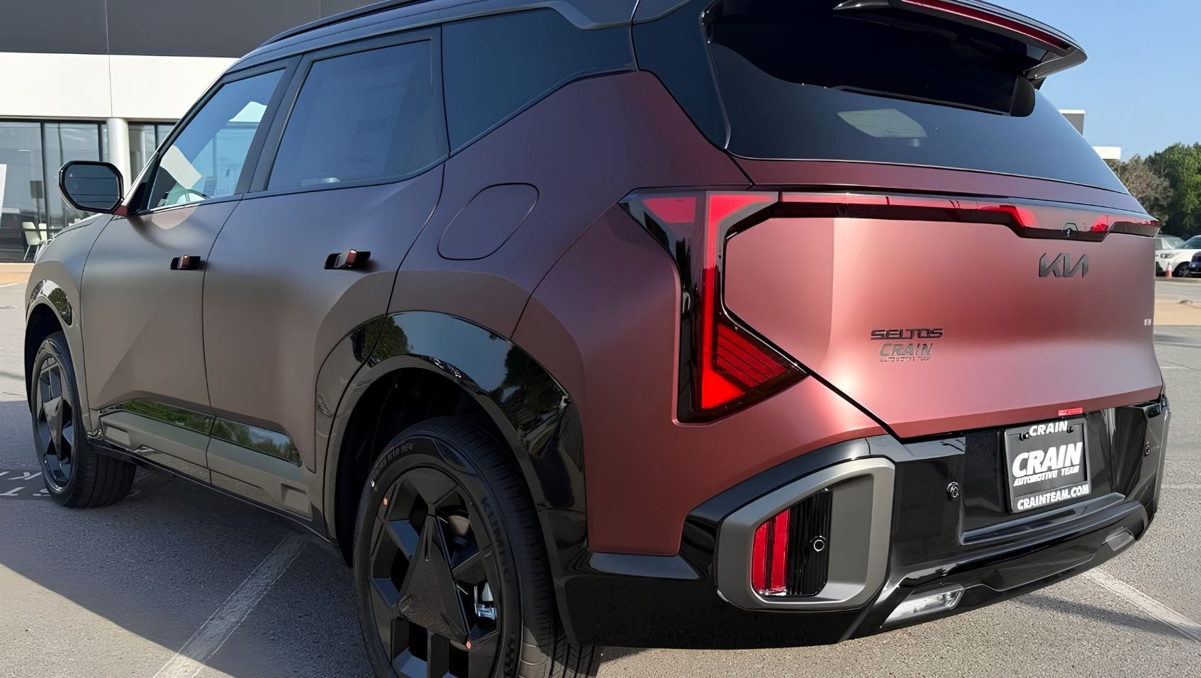 2027 Kia Seltos rear at Crain Kia of Sherwood